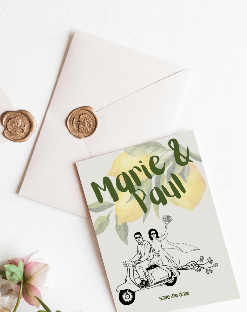 Einladungskarte Save the Date